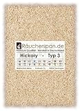 Räucherspäne Räuchermehl Hickory 1kg Typ 3 mittelfein Spangröße 0,3-1mm auch für Sparbrand, Räucherschnecke, Kaltrauchgenerator geeignet